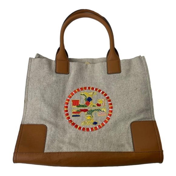 Tory Burch Handbags - Tory Burch Ella Embroidered Tote Bag